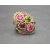 Vintage 1970s Sarah Coventry Ring Gold with Pink Green Purple Crystals