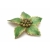 Vintage Green Poinsettia Brooch Liz Claiborne Floral Lapel Pin Christmas Flower
