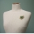 Vintage Green Rhinestone Leaf Brooch Gold Filigree Leaf Pin Shades of Green