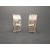 Vintage Clear Crystal Rhinestone Clip on Earrings Square Baguette and Round Cut