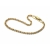 Vintage Tennis Bracelet Topaz and Clear Crystals Rhinestones 7 1/4" Dainty Gold