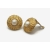 Vintage Pearl and Gold Basketweave Textured Clip on Earrings  7/8 inch Round