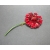 Vintage Red 1960s signed Sandor Enamel Flower Brooch or Lapel Pin