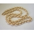 Vintage Pearl Cluster Twist Gold Tone Rope Necklace 24 inch Long Bride Jewelry
