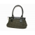 Nine West Black Taupe and Tan Geometric Print Handbag  Silver Hardware  Main Zipper Closure  Pockets Tan Interior Nine West Black Taupe and Tan Geometric Print Handbag Silver Hardware Zipper