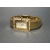 Joan Rivers Gold Pave Crystal Quartz Watch & Reversible Hinged Bangle Bracelet