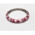 Vintage Pink and Red Enamel Hinged Bangle Clamper Bracelet Silver Tone Metal Blush Hot Pink & Red Enamel Chunky Bangle Vintage Pink and Red Enamel Hinged Bangle Clamper Bracelet