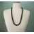 Vintage Napier Black and Gold Chunky Beaded Necklace 30in long