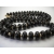 Vintage Napier Black and Gold Chunky Beaded Necklace 30 inch