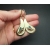 Vintage Cloisonne Enamel Butterfly Drop Earrings Dangle Hook Earring Cream White