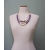 Talbots Chunky Purple Triple Strand Beaded Necklace Big Faux Pearl Beads Gold Chain Adjustable Extender Talbots chunky purple triple strand beaded necklace
