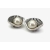 vintage silver oyster shell and pearl clip on earrings
