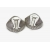 backs of silver oyster and pearl clip on earrings