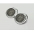 Vintage Napoleon Coin Silver Tone Clip on Earrings
