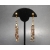 Vintage 3 inch Bead Tassel Clip on Earrings Bronze SIlver Brass Brown Black Boho