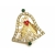 Vintage Rhinestone Gold Filigree Christmas Bell Brooch  Elegant Bell Shaped Lapel Pin Clear Red Green Rhinestones Holly Berries and Ivy Vintage Rhinestone Gold Filigree Christmas Bell Brooch Elegant Bell Lapel Pin