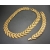 Vintage Bracelet and Necklace Set Gold Tone Metal Women's