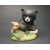 Vintage Homco Ceramic Animal Figurines Set of Two Raccoon Bear Cub