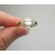 gold women's ring with marquise cut crystal rhinestone
