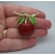 Vintage Gerry's Apple Brooch Enamel and Gold Tone Red Apple Lapel Pin
