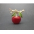 Vintage Gerry's Apple Brooch Enamel and Gold Tone Red Apple Lapel Pin