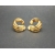 Vintage Monet Gold Swirl Hoop Clip On Earrings