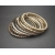 One Piece Stackable Bangle Bracelet Connected 9 in 1 Bangle
