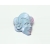 Vintage Pale Blue Plastic Head Brooch Lapel Pin Tropical Hawaiian Face