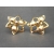 Vintage 1960s Sarah Coventry Gold Tone Openwork Flower Clip on Earrings 1960s