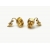 Vintage Gold Tone Knot Clip on Earrings Vintage Jewelry 3D Textured Knot Shaped