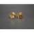 Vintage Gold Tone Knot Clip on Earrings Vintage Jewelry 3D Textured Knot Shaped