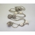 Vintage 1990s Avon Long 36" Silver Tone Chain Necklace with Silver Filigree Beads & Faux Pearls "Pearlesque Accent Necklace" 1994 with Box Vintage Avon silver filigree pearl beaded chain necklace long 36 inch