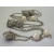 Vintage 1990s Avon Long 36" Silver Tone Chain Necklace with Silver Filigree Beads & Faux Pearls "Pearlesque Accent Necklace" 1994 with Box Vintage Avon silver filigree pearl beaded chain necklace long 36 inch
