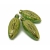 Vintage Set of Three 3 Blown Glass Corn on the Cob Christmas Ornaments