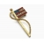 patriotic Fourth of July Independence Day flag pin