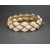 Designer Vendome women's bracelet cream white and gold