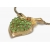 Vintage Heart Necklace Green Pave Rhinestone Gold Ornate 3D Heart Shaped Leaf 15 inch Choker Chartreuse Peridot Colored August Vintage peridot rhinestone necklace choker