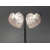 Vintage Big Silver Heart Shaped Clip on Earrings Large Heart Earrings