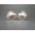 Vintage Big Silver Heart Shaped Clip on Earrings Large Silver Hearts Earrings