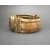 Bohemian brass and bovine bone hinged bangle men's women's