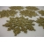 Large gold glitter snowflake Christmas ornaments set