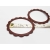 vintage brown plastic bangle bracelets brown scalloped edge plastic bangles