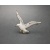 Vintage Enameled Metal Seagull Brooch Lapel Pin