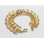 Vintage Ornate Gold Bracelet with Clear Crystals Vintage Ornate Gold Bracelet with Clear Crystals