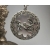 Vintage silver Asian rickshaw pendant