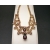 Vintage Purple Rhinestone Gold Choker Necklace