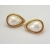 Vintage Monet Pearl Teardrop Clip on Earrings