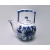 Miniature blue and white porcelain teapot