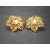 Vintage Avon gold filigree floral clip on earrings