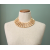 Vintage Hand Carved Bone Necklace Bib Choker Statement Necklace Folk Art